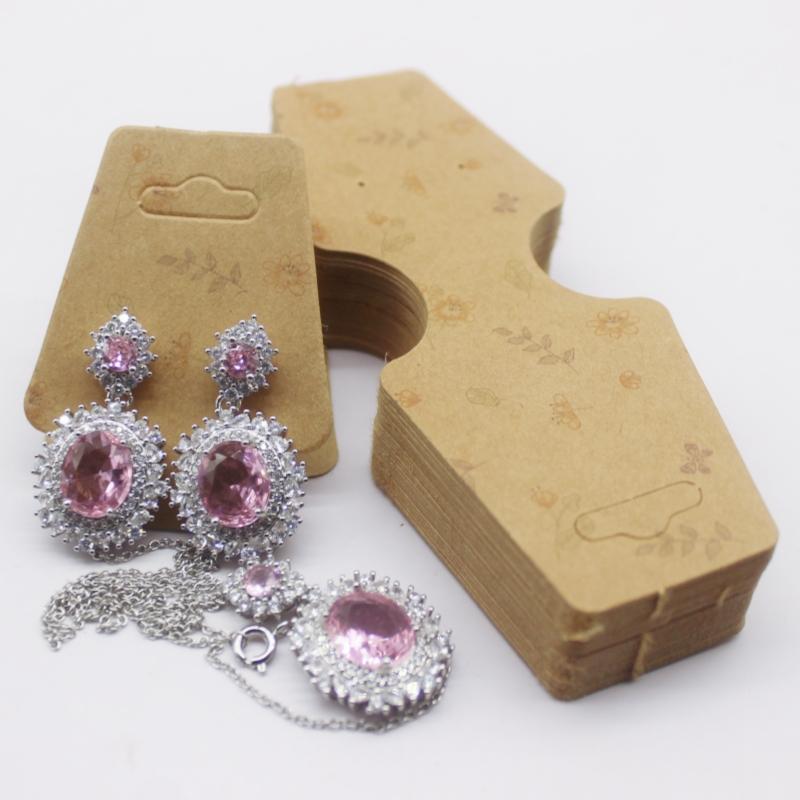 4,5x12 см набор из 50 украшений бумажная карточка ожерелье/браслет/аксессуар для волос этикетка для демонстрации