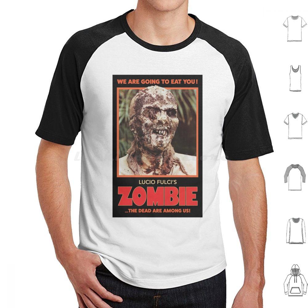 Lucio Fulcis ZombieRed T Shirt 6xl Cotton Cool Tee Luciofulci Fulci Horrormovie Horror Movies Zombies Zombie