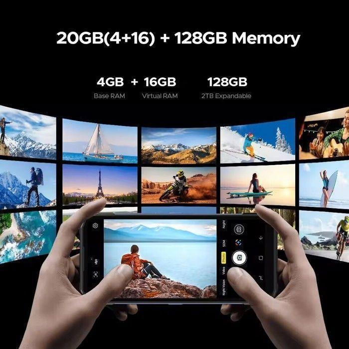 DOOGEE S200 VIP 5G Smartphone Robuste 48Go+256Go Écran 6,72''+1.32" 10100mAh/33W Téléphone Incassable 100MP AI Caméra NFC/GPS Gris