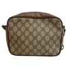 Gucci 6423 Винтажная Старая Сумка-Клатч Gucci с Узором GG из ПВХ Наплечная Сумка Коричневый ПВХ Б/У