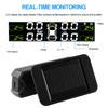 Tire Pressure Monitoring System Tyre Pressure Sensor Temperature Warning Auto Security Alarm Car TPMS Solar Power