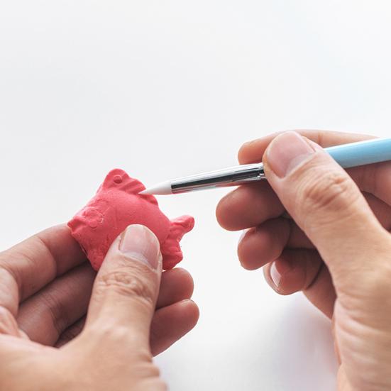 9 шт. глиняный инструмент, гладкий силиконовый, удобный захват, набор инструментов для нанесения точек, инструмент для лепки из глины, керамическая глина для рисования