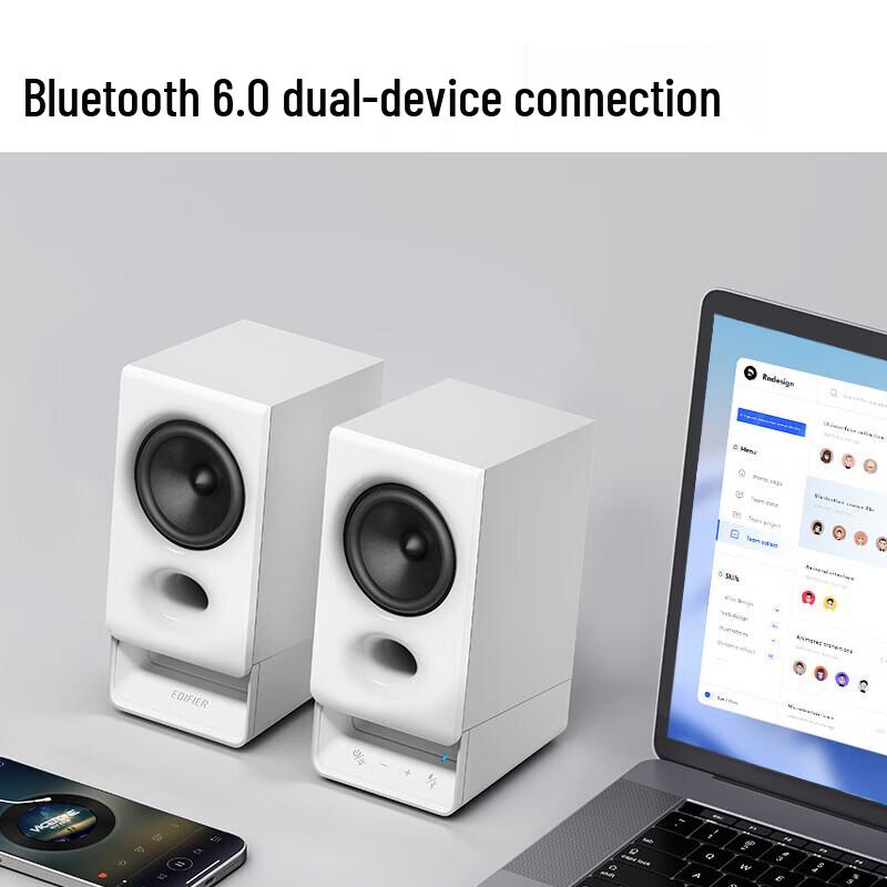 EDIFIER R20 Desktop 2.0 Bluetooth Speakers with RGB Lighting CN plug (adapter included)