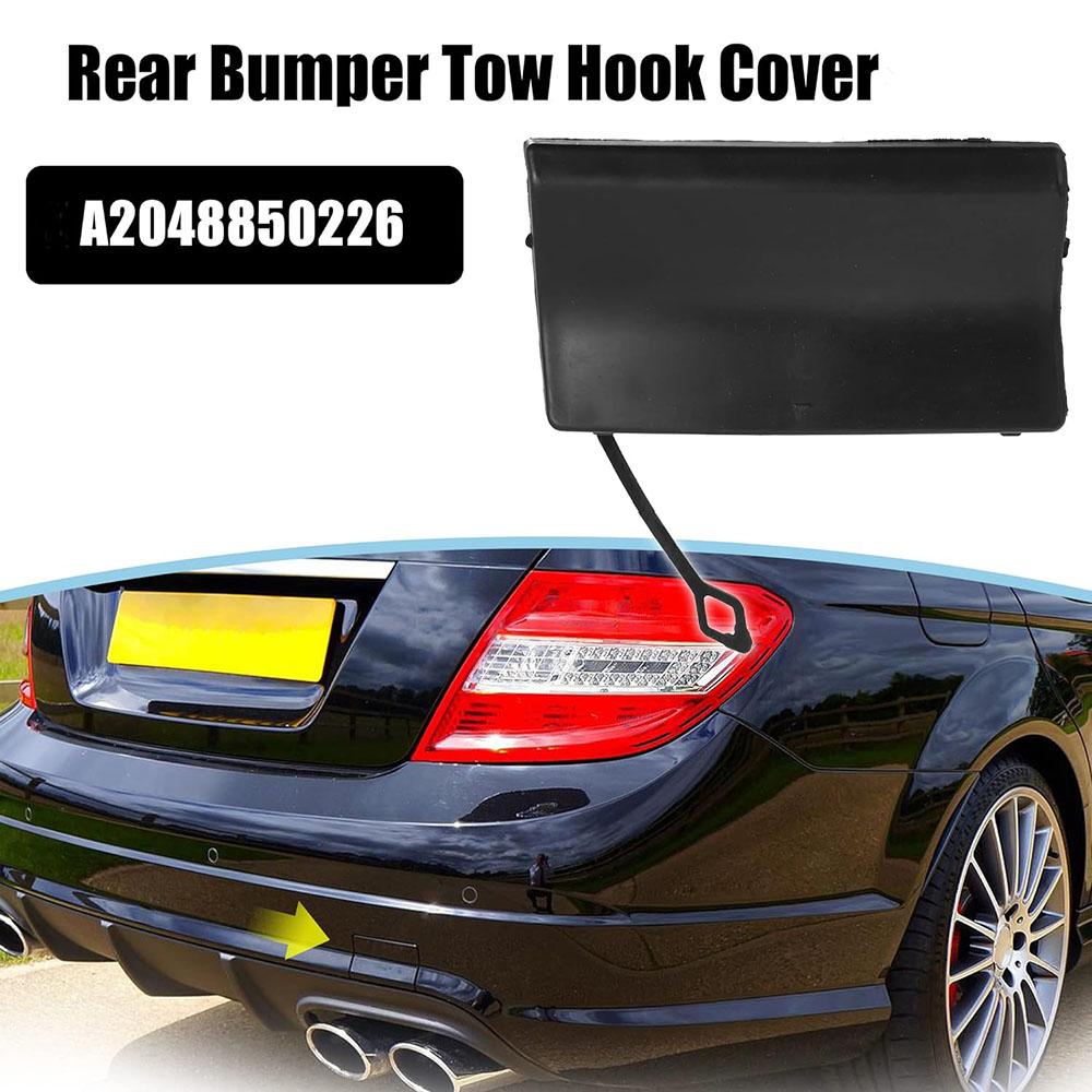 1PC Rear Bumper Tow Hook Eye Cap For Mercedes-Benz C300 C350 C63 AMG 2008-2011
