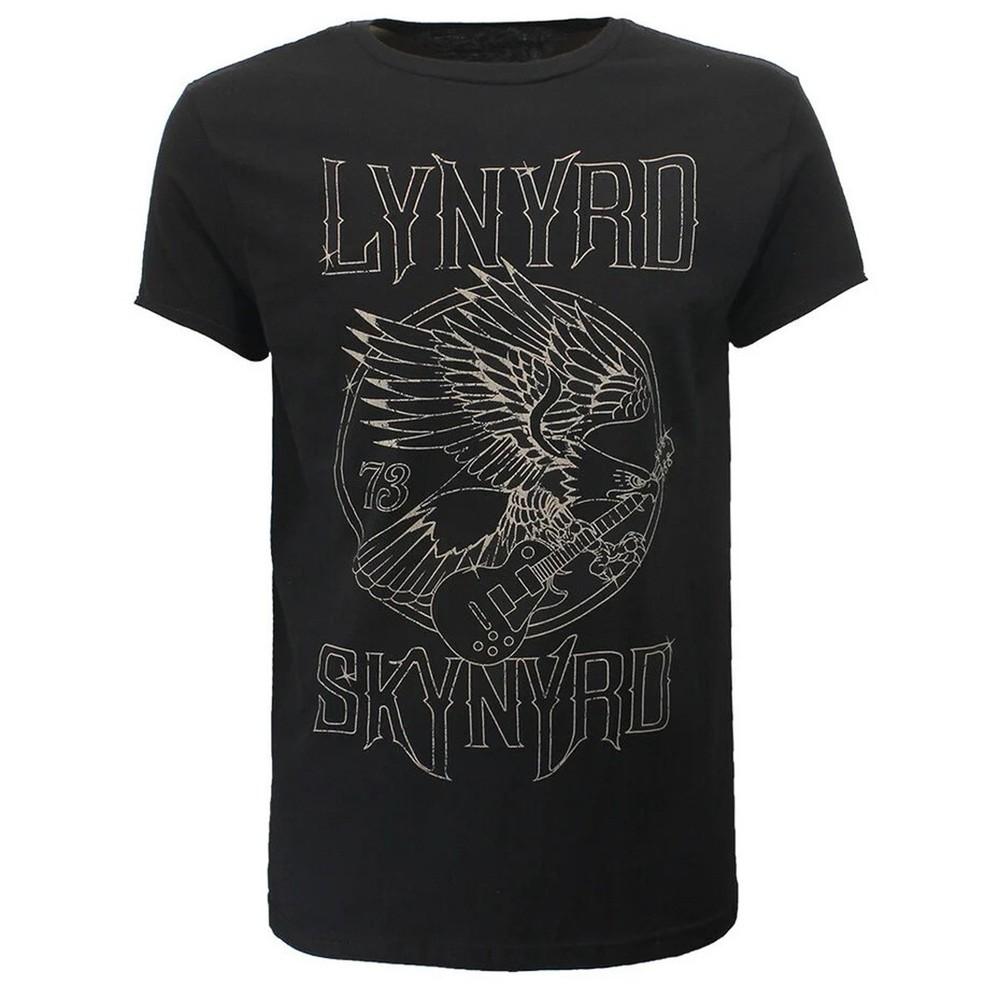 Lynyrd Skynyrd TShirt Eagle Guitar Rock Official New Black Unisex T-Shirt