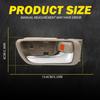 1/2/4PCS Beige Chrome Interior Door Handle For Toyota Camry 2002-2006 Left Right