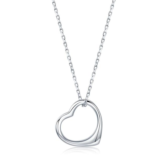 925 Sterling Silver Pendant Necklace For Women Heart Necklace Silver 925 Jewelry Women Necklace 925