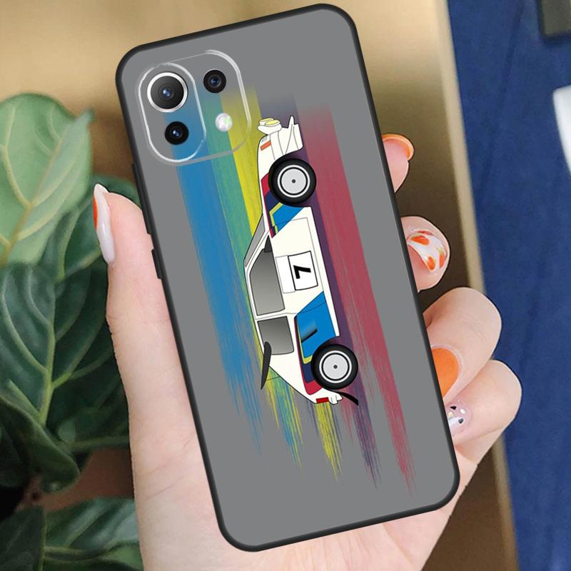 T16 Rally Car Case For Xiaomi 15 14 Ultra 13T 14T 15T Pro 17 Pro Max POCO X7 Pro X5 X6 F5 F6 F7 F8 Coque