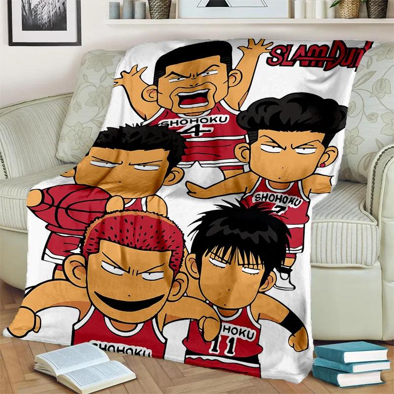 Баскетбольное аниме Slam Dunk, мультяшное одеяло, мягкое одеяло для дома, спальни, кровати, дивана, пикника, путешествия, офиса, одеяло, детское одеяло