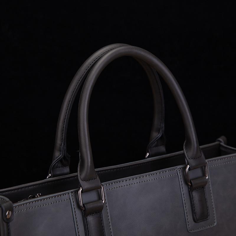 Мужская сумка через плечо Business Commuter Messenger Bag 14 дюймов Компьютерная сумка Швейный износостойкий портфель