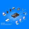 Многоформатный видеомикшер FEELWORLD L4 с 10,1-дюймовым сенсорным экраном, встроенным охладителем, 4 x HDMI