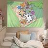 Cute Line Puppy Tapestry Wall Hanging Tapestry Art Deco Blanket Curtain Hanging At Home Bedroom Living Room Decor