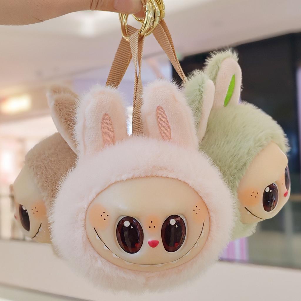 Cross-border Special Batch of Rabub Plush Doll Internet Celebrity Plush Doll Vinyl Face Rabub Bag Pendant Toy