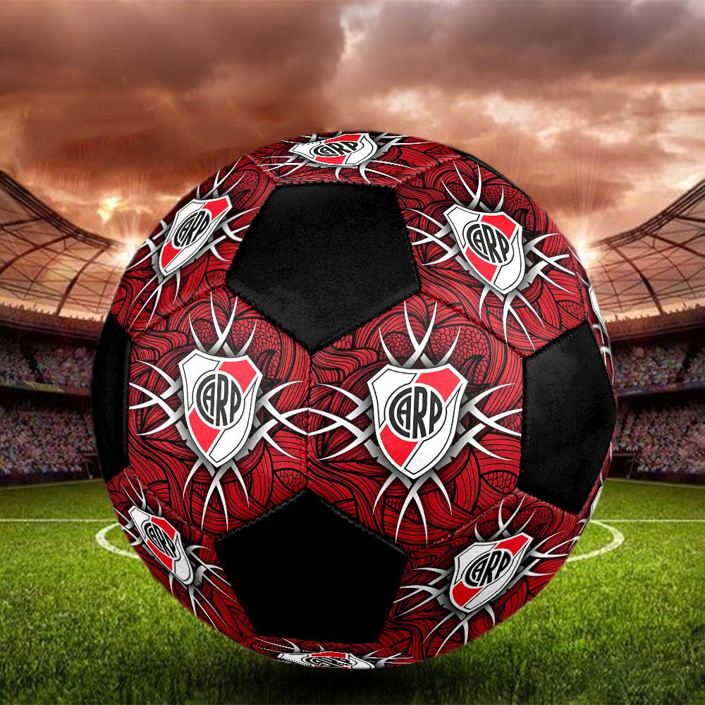 1pc River Plate Soccer Ball Size 5 Indoor Soccer Ball Fashion Colorful Backyard Game - Great For Sports Fans Gift HE99