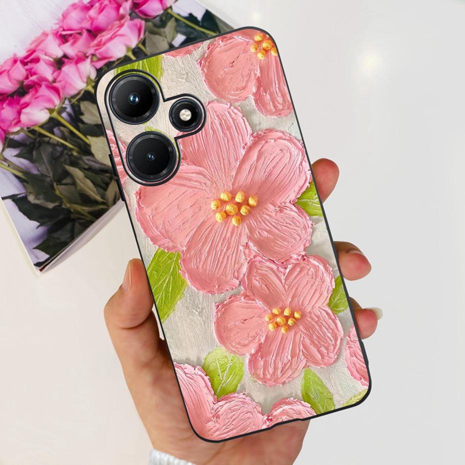 Милый Чехол Для Телефона Для Infinix Hot 30i Hot30 30 Play NFC 2023 Мягкий Силиконовый ТПУ Задняя Крышка Для Infinix Hot30i Hot 30 30Play