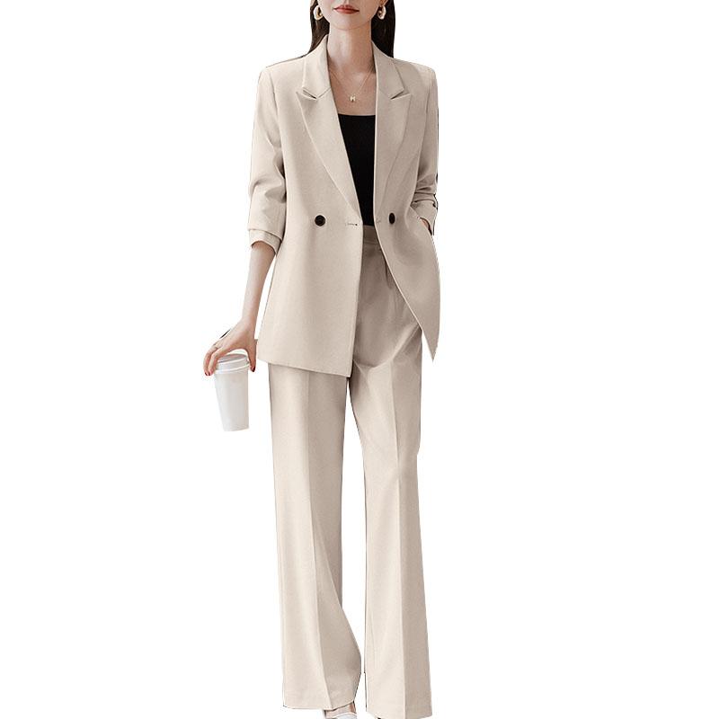 ZANZEA Женский кардиган, блузка и брюки, повседневный комплект из двух предметов