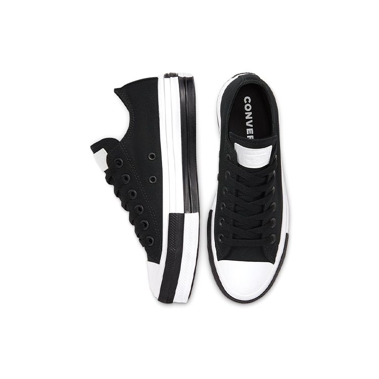 Converse Кеды Chuck Taylor All Star Retro с низким верхом из канваса Женские кроссовки Белые Черные 568657C