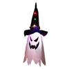 New Halloween Hat Ghost Bat Terrifying Atmosphere Creative Hanging Decoration Ghost House Scene Decoration LED Lamp Ghost House