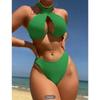 Solid Color Multi-color Sexy Bikini European and American Straps Split Swimsuit Set