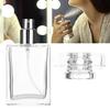 30ml Empty Glass Perfume Spray Bottle Portable Travel Size Reusable Odors Container Transparent