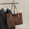 Leopard Print Women Shoulder Bag For Commuting Daily Used Casual Tote Bag Large Capacity Ladies Handbags And Purses KTB