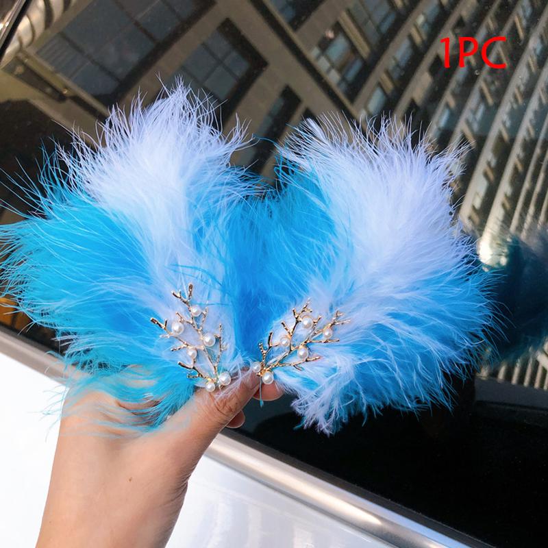 1 шт. Белое перо феи боковая заколка новая заколка для волос аксессуар для волос для девочки украшения для волос свадебная шпилька тиара заколки