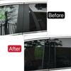 6pcs Glossy Black Pillar Posts Fit For Ford Focus Sedan /Hatchback 2012-2017 2018 2019 Door Side Window Decorativer Cover