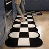 Kitchen Floor Mat Pvc Water-absorbent Non-slip Carpet Home Decor Luxury Rug Absorbent Long Strip Area Rugs Alfombra De Cocina