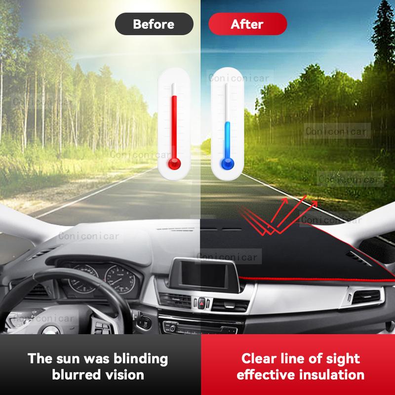 Для GEELY NEW COOLRAY 2024 Автомобильная Панель Приборов Защита от Солнечных Засветов Платформа Приборов Настольные Коврики Ковры Анти-УФ Аксессуары