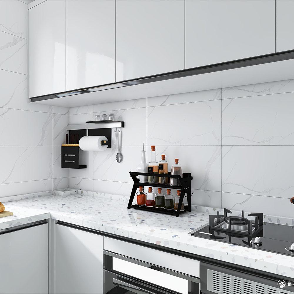 40СМ Мрамор Домашнее Украшение Самоклеящиеся Наклейки на Стену Влагостойкие Высокотемпературные Кухонные Обои для Шкафа