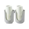 Disposable Paper Cup Holder Luxury Simple Space Save Plastic Multi-functional Desktop Cup Sorting Storage Rack Home Organizer