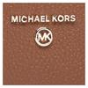 Michael Kors Простой однотонный кожаный женский кошелек коричневый