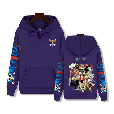 Креативный принт One Piece Осень/Зима Удобный мягкий утолщенный мужской высококачественный модный повседневный теплый уличный худи