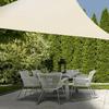 ProGarden Shade Sail 3.6x3.6x3.6 M Cream Triangular, Shade Cloth,,, Shade Sail 447573