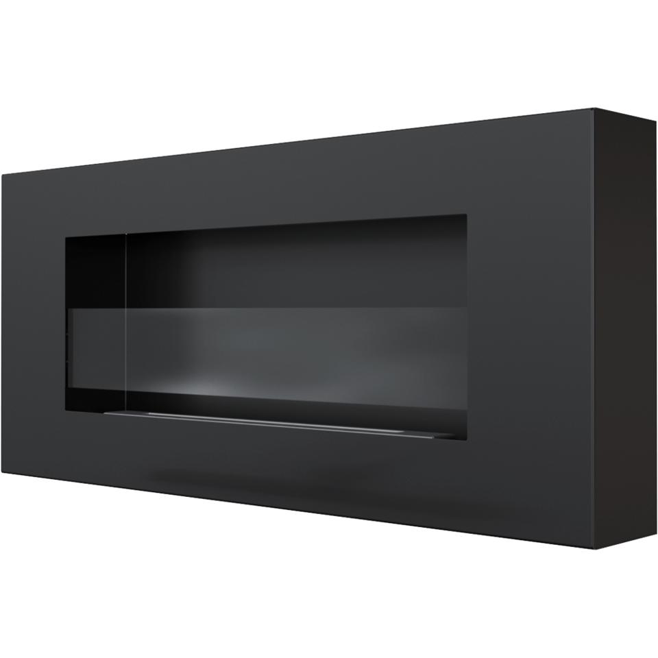 Настенный камин на биоэтаноле DELTA FLAT TÜV с комплектом остекления