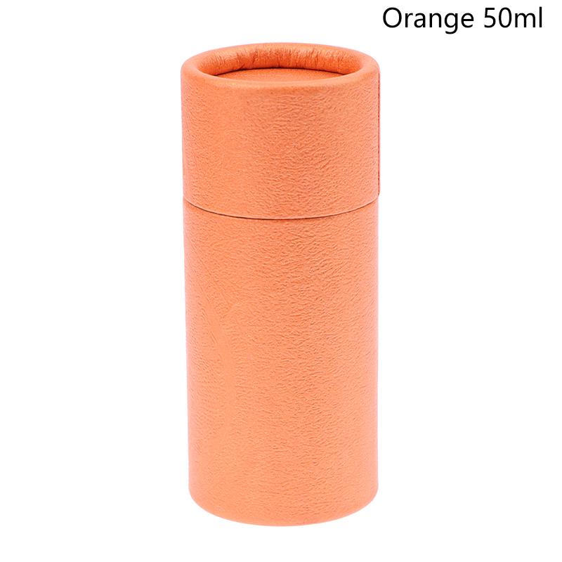 Круглая картонная подарочная коробка Упаковка для флаконов косметических эфирных масел Упаковка для помады Упаковка для духов Коробки из крафт-бумаги