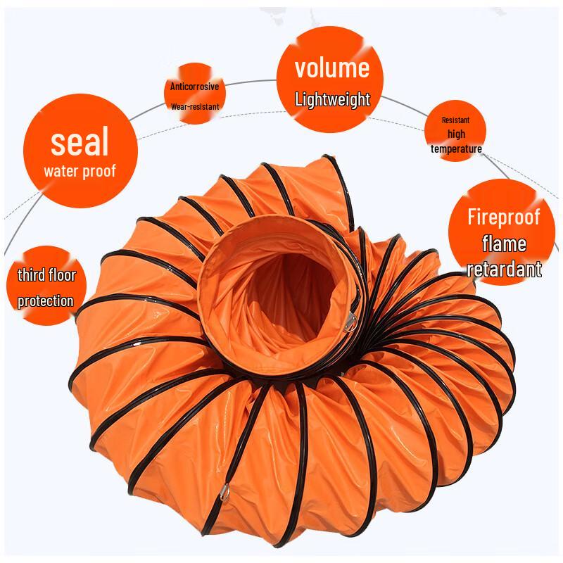 PVC Retractable Canvas Industrial Ventilation Duct