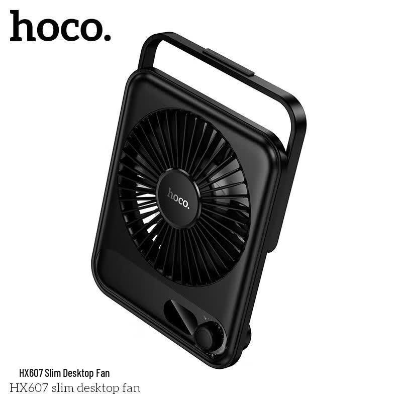 HOCO. HX607 Ультратонкий перезаряжаемый настольный вентилятор
