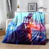 D Game Battlefield Printed Throw Blanket  Soft Warm Fashionable Home Textile for Travel Birthday Gifts