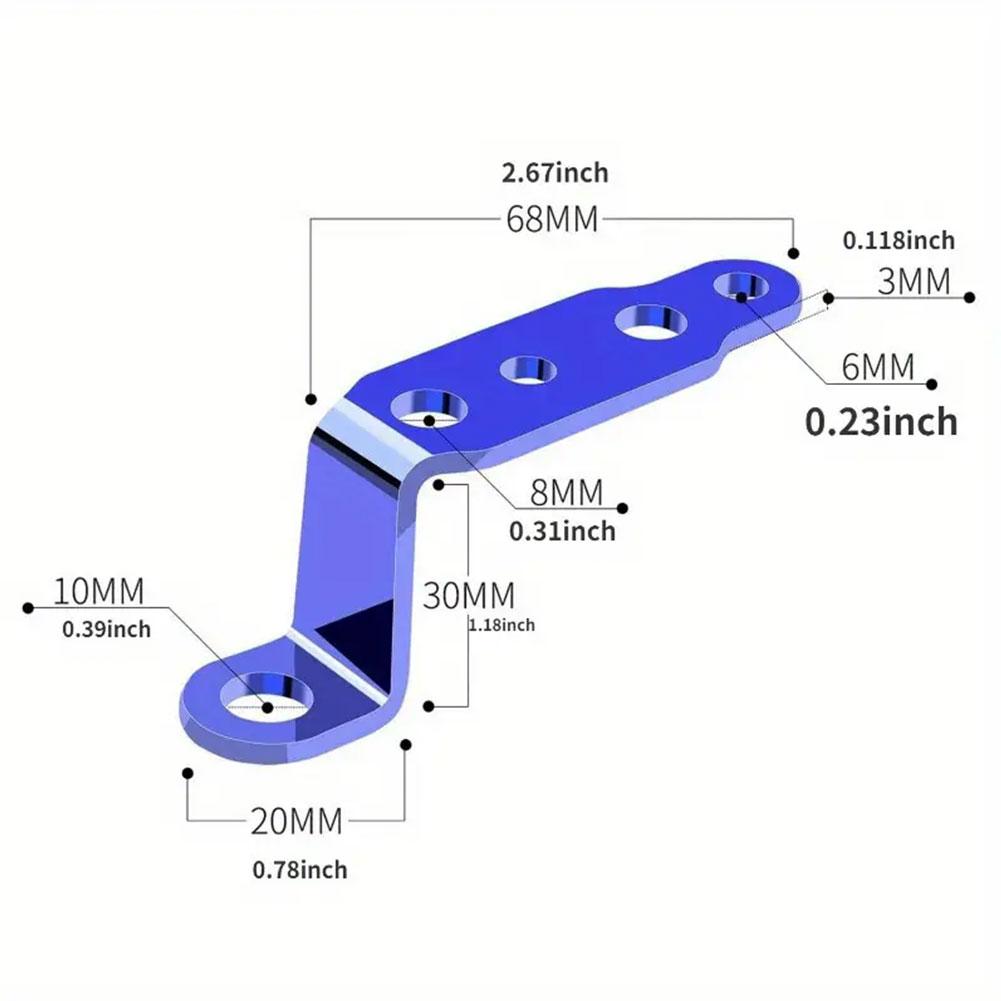 Кронштейн для светодиодной фары мотоцикла, зеркало заднего вида, лампа, удлинитель, держатель, зажим, аксессуары для мотоциклов