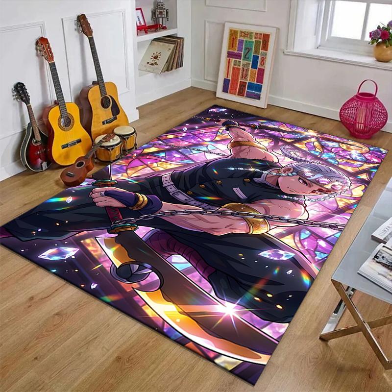 Uzui Tengen2Printed Area Rug Carpet for Bedroom Living Room Home Decor Rugs Mat Non Slip Mat Rug for Bedside