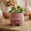 Stylish Design Head Planter Mini Size Desktop Decoration Landscape Plant Pot  Home Decor