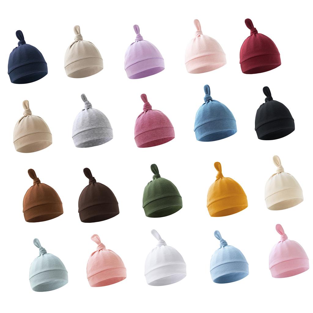 Чепчик для младенцев из хлопка, удобный фетальный колпачок для новорожденных, детская шапочка, модная вязаная шапочка, теплая шапочка, модный головной убор
