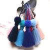 Beautiful Wool Ball Tassels Solid Color Polyester Thread Tassels Fashion Bag Pendants DIY Apparel Sewing Accessories
