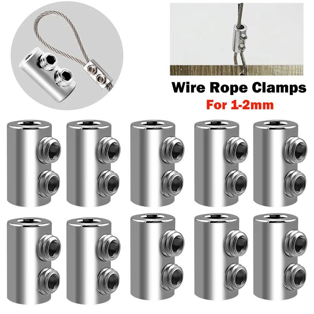 Adjustable Steel Wire Rope Clip Metal Hanging Clip New Stainless Steel Cable Clamp