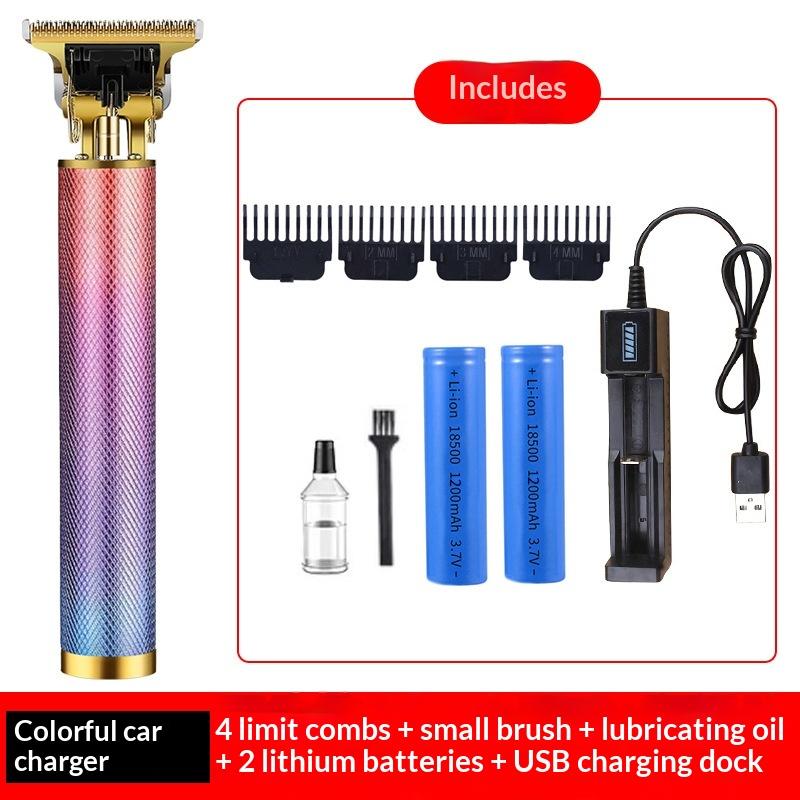 New multifunctional hair clipper electric clipper hair clipper hair clipper oil clipper shaving razor bald hair clipper rechargeable