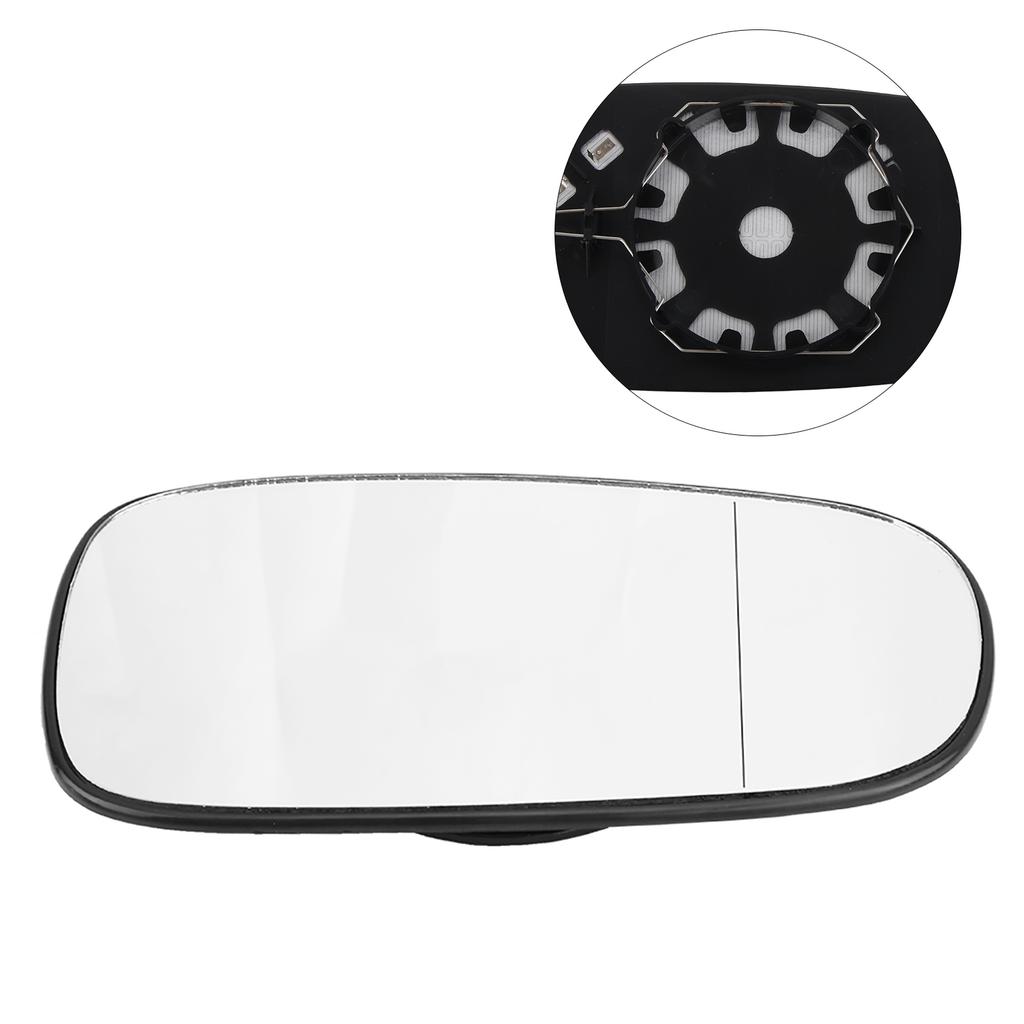 Стекло зеркала заднего вида левой двери широкоугольное для SAAB 93 95 2003‑2010