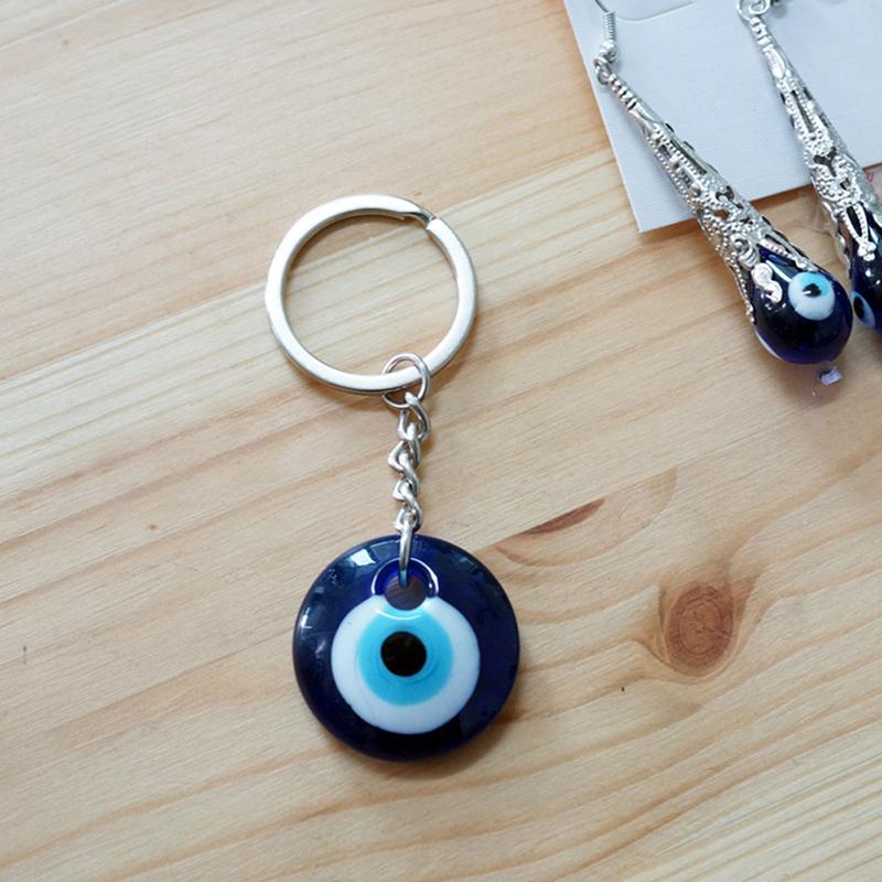 Lucky турецкий греческий голубой глаз брелок-подвеска с подвеской своими руками подарочные брелки