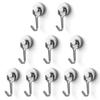 BTLIN Magnetic Hooks, Strong Neodymium Magnets, 20mm Diameter, Maximum Load Capacity 15kg, Suitable for Kitchens, Refrigerators, and Offices, Pack of