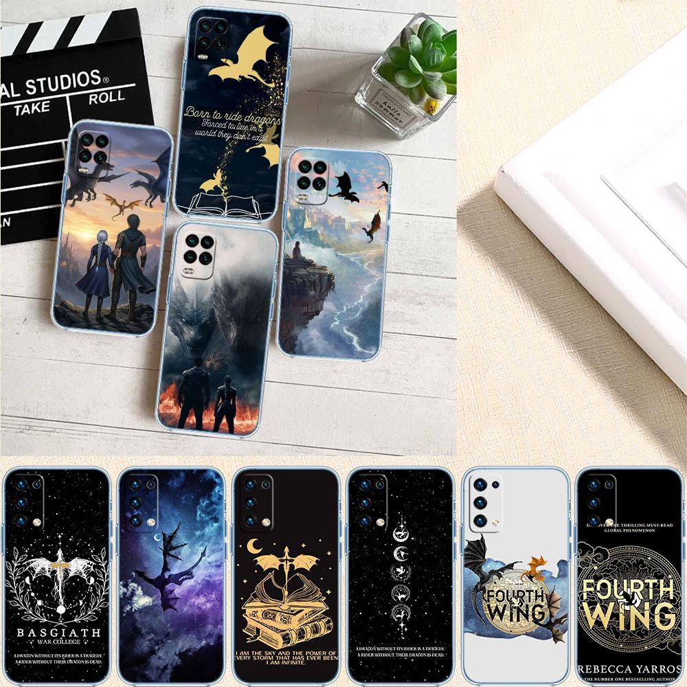 CJ56 Fourth wing dragons Phone Case for Motorola Moto Edge 20 30 40 50 S30 Fusion Ultra Pro Neo Lite + G200 G23